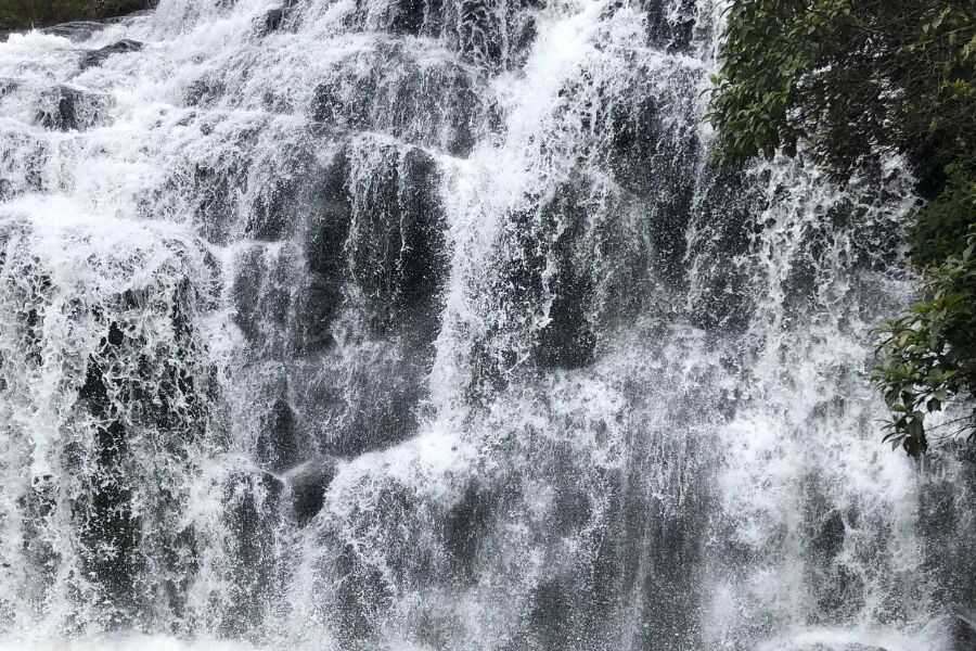 beautiful waterfall in hortan plains in sri lanka experiential journey