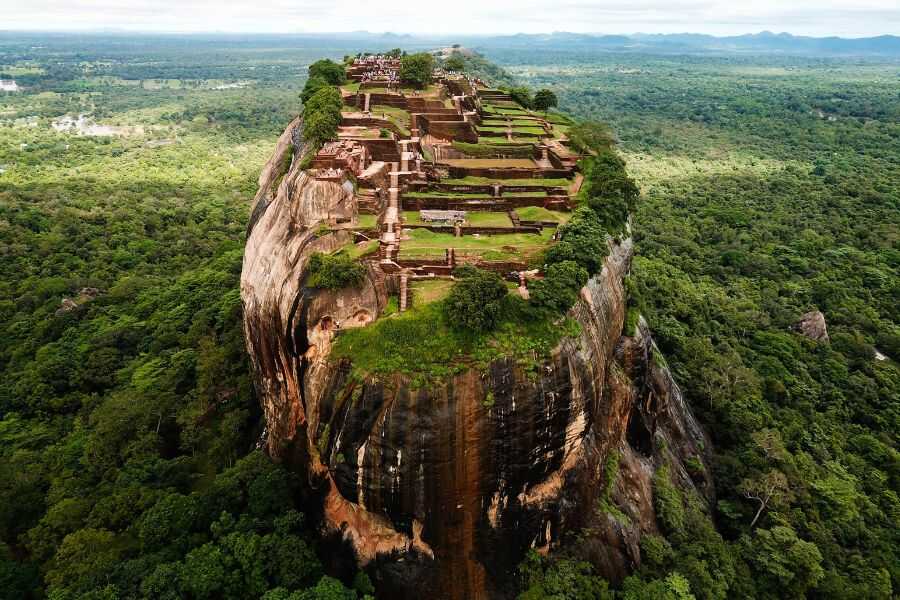 sigiriya rock with beautiful nature in sri lanka experiential journey