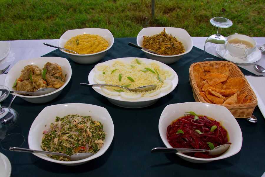 a meal at udawlwe in sri lank experiential journey