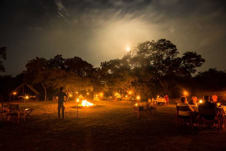 bbq dinner at mahoora campsites in sri lanka experiential journey