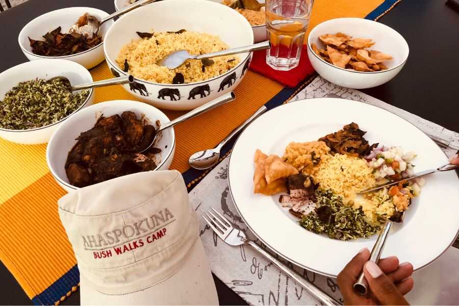 lunch meal at ahaspokuna in sri lanka experiential journey