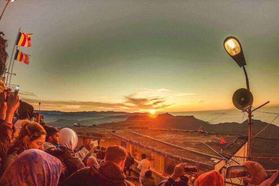 sunrise at adams peak sri lanka experiential journey