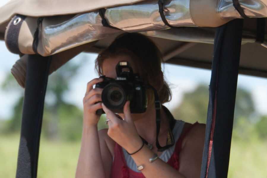 taking photographs during their safari experience in udawalawe sri lanka experiential journey