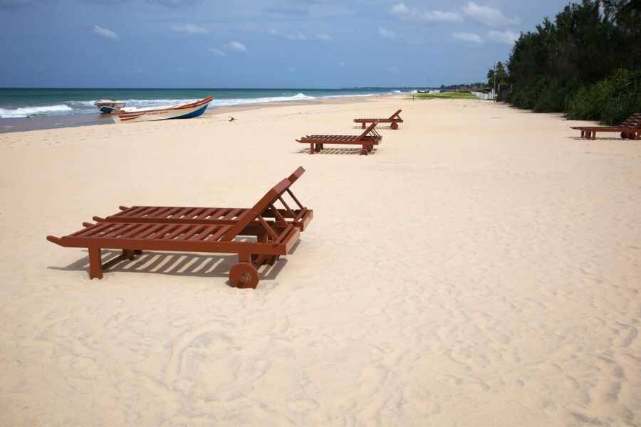 relaxing area at trincomalee beachside in sri lanka experiential journey
