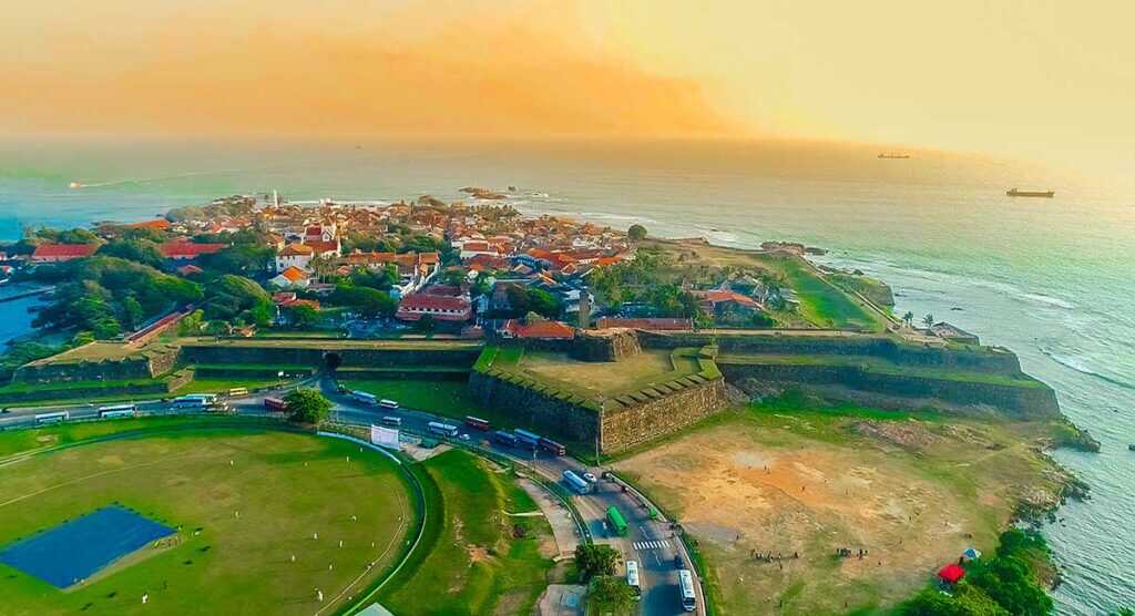 galle fort sri lanka aerial view experiential journey