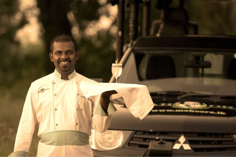 our mahoora staff at mahoora wilpatttu campsite in sri lanka experiential journey
