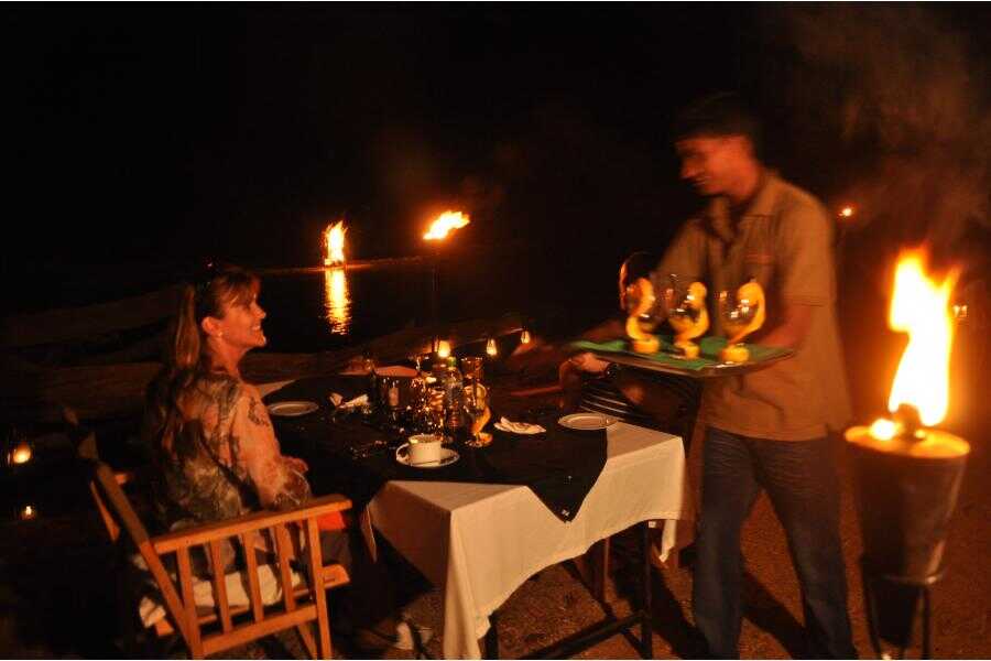 dinner at big game camps yala in sri lanka experiential journey