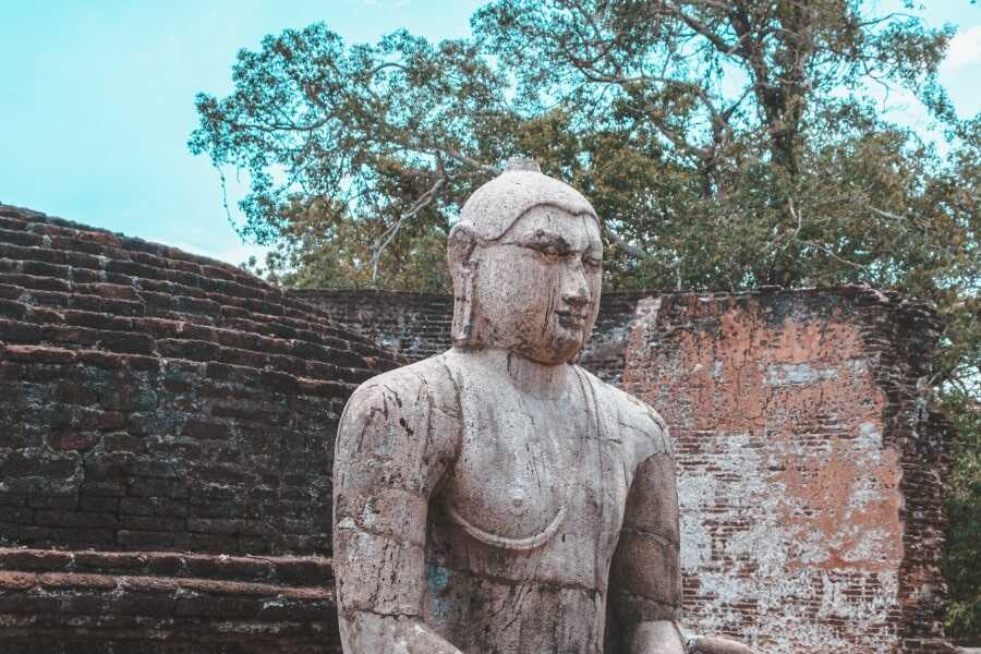 lord buddha statue at polonnaru sri lanka experiential joureny
