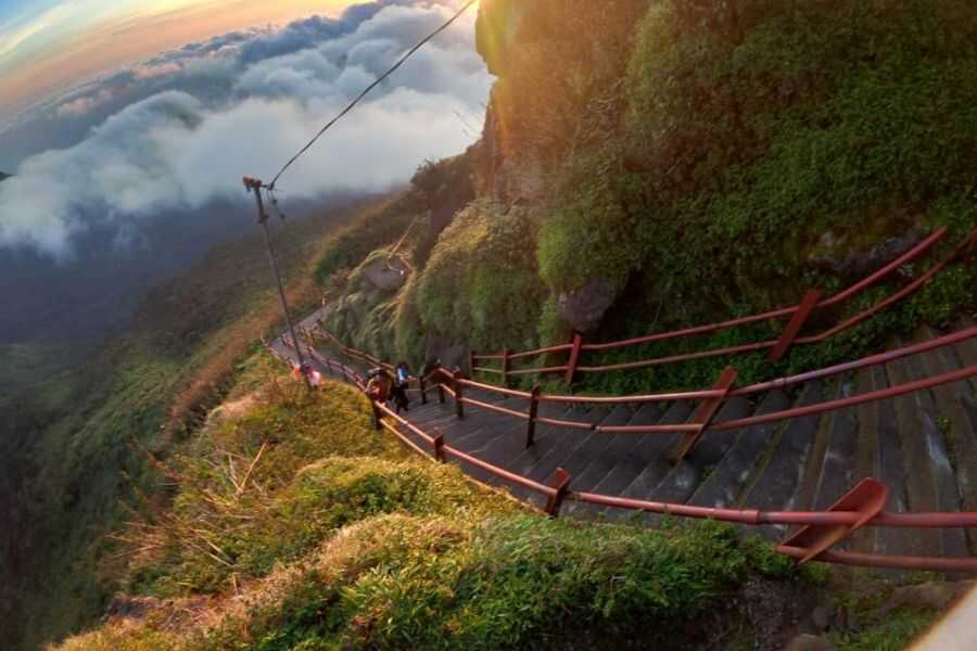 side view at adams peak sri lanka experiential journey
