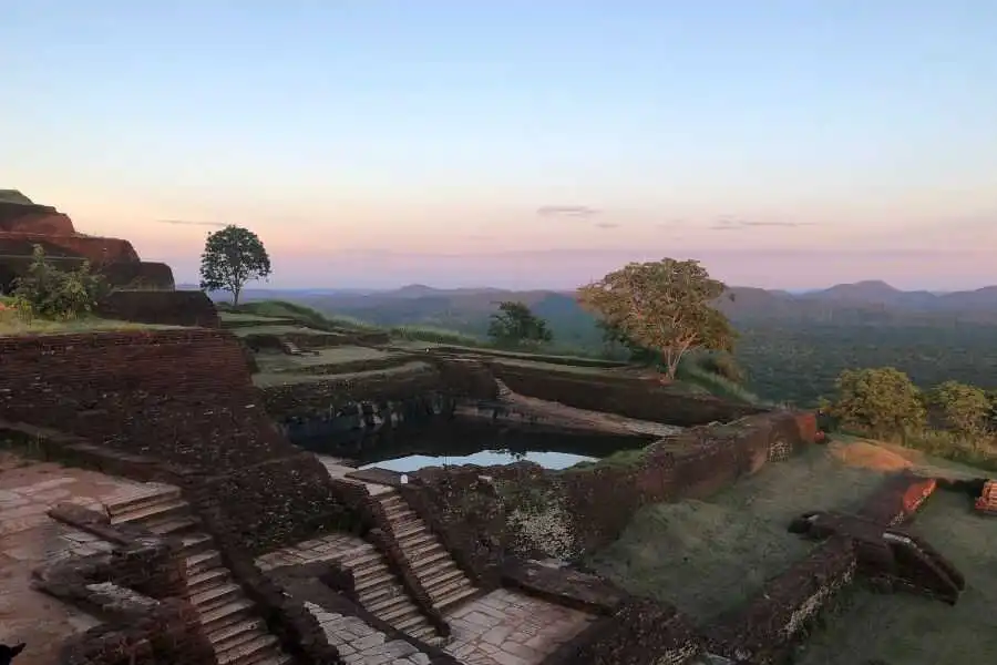 top view at sigiriya in sri lanka experiential journey